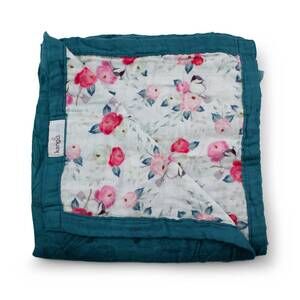 NEW KANGA kid's serene reversible blanket in lily